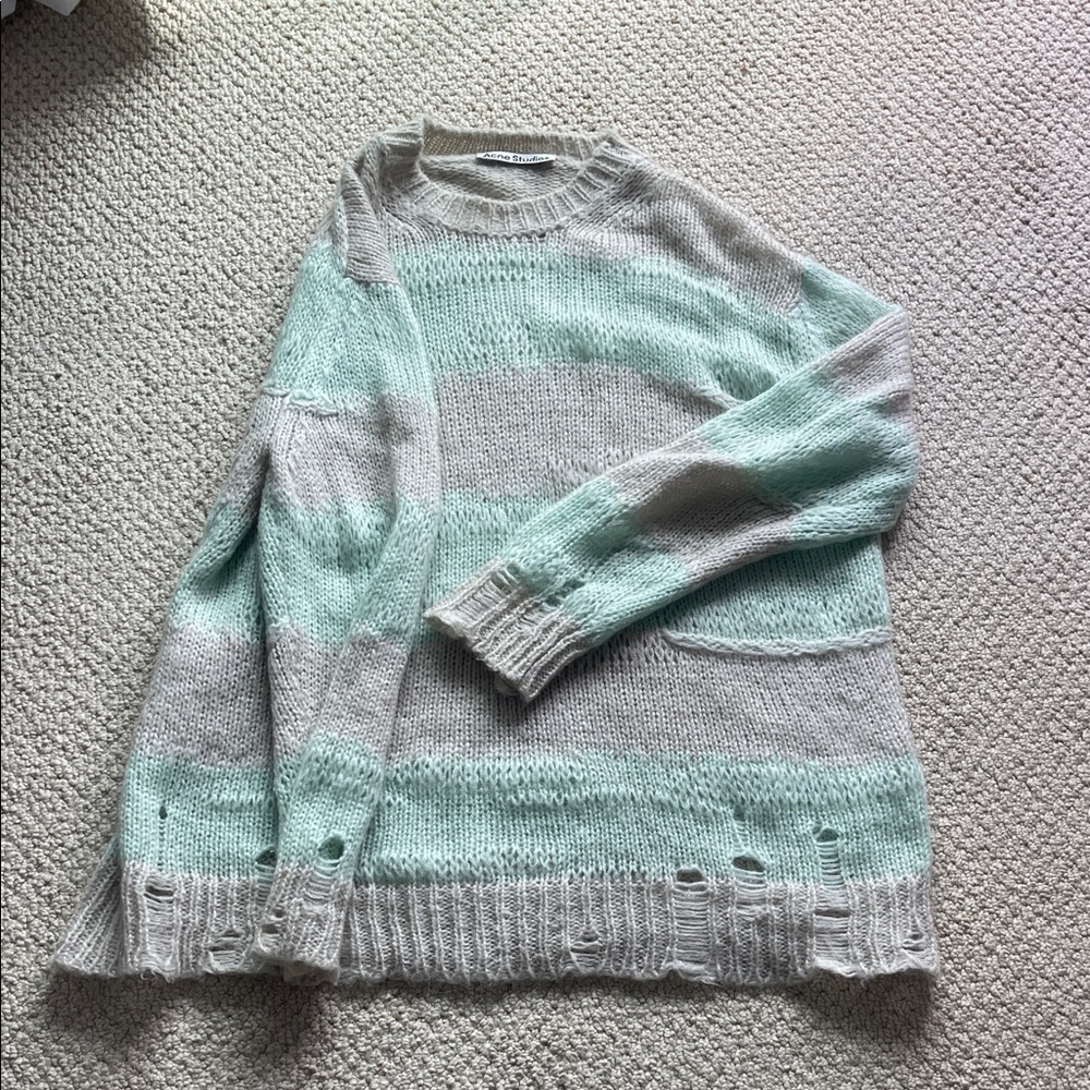 Acne grunge mohair sweater